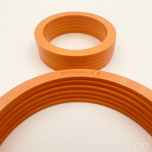 Excavator cylinder piston rod seals SRT-ABA-Orange